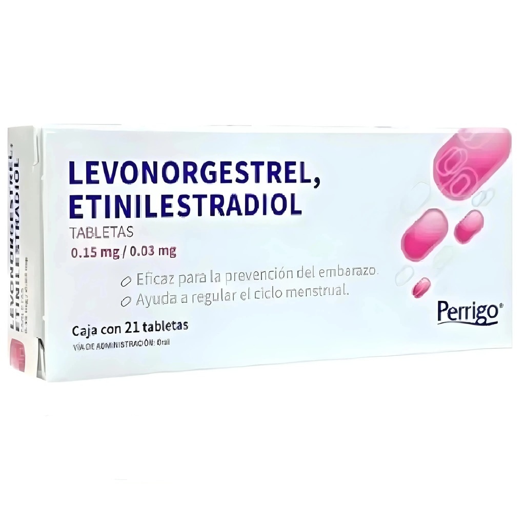 Levonorgestrel Ethinylestradiol 0.15 0.3 mg 21 Tabs